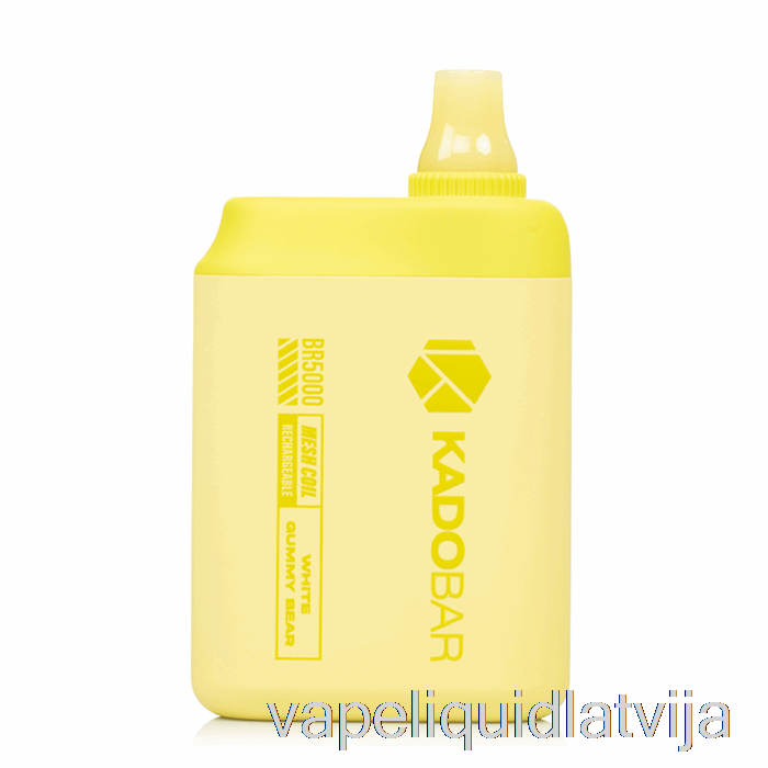 Kado Bar Br5000 Vienreizējās Lietošanas Balts Gumijas Lāču Vape šķidrums